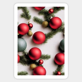 Christmas Seamless Pattern, Christmas Decorations #5 Sticker